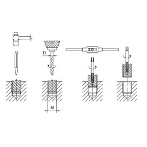 Extractor de tornillos Ega Master M = 3-6 mm. codigo 61583 - Imagen 3
