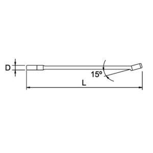 Llave combinada Ega Master 25 mm. cromado aerospacial codigo 61744 - Imagen 3