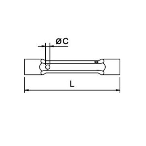 Llave tubo doble boca Ega Master 24-27 mm. Titacrom® codigo 61838 - Imagen 2