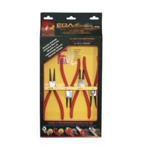 Juego de alicates circlips Ega Master 9" 4 ud. codigo 62209