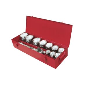 Juego de llaves de vaso 1" 14 ud. Ega Master 1-13/16" - 3-1/8" 12 cantos codigo 65042