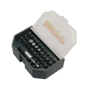 Juego 31 puntas destornillador Ega Master Philips, Pozidriv, torx y adaptador codigo 66947