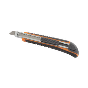 Cutter con guia metalica cuchilla fragmentable 9 mm. Alyco Orange codigo 170812