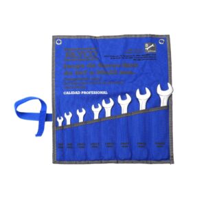 Juego llaves fijas 8 piezas en bolsa nylon 6x7-20x22 mm. Alyco codigo 191081