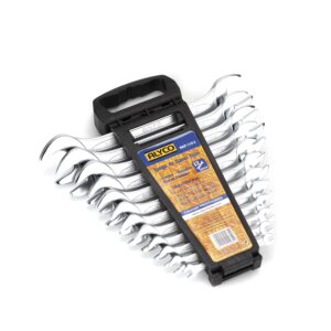 Juego llaves fijas 12 piezas en peine 6x7-30x32 mm. Alyco codigo 191085