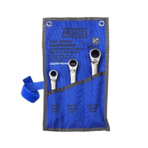 Juego de llaves estrella con carraca reversible 4 en 1 8-19 mm. Alyco codigo 191640