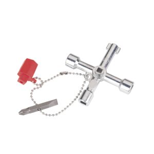 Llave especial armarios de control, agua y gas 70 mm. Alyco codigo 191995