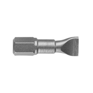 Caja 10 puntas atornilladoras plana 1/4" 0,8x5,5x25 mm. Alyco codigo 193506