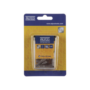 Caja 10 puntas atornilladoras torx inviolable 1/4" T25 25 mm. Alyco codigo 193593 - Imagen 2
