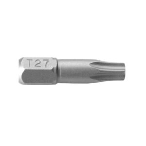 Caja 10 puntas atornilladoras torx inviolable 1/4" T10 25 mm. Alyco codigo 193590