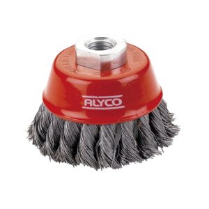Cepillo taza trenzado 75 mm. Alyco codigo 197620