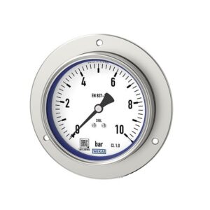 Manometro con glicerina Wika 213.53.063-D D-63 mm. 0...40 bar G 1/4" B dorsal borde frontal inox. codigo 45037591