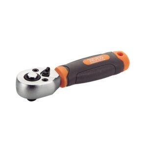 Llave de carraca corta 72 dientes 1/4" Alyco Orange codigo 170718