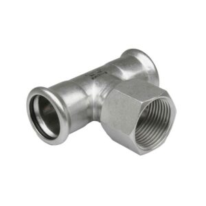 Te rosca hembra prensar hembra acero inoxidable A-316L D-35x1"x35 mm. - Imagen 3