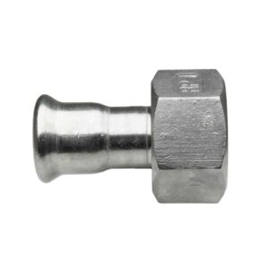 Union hembra prensar acero inoxidable A-316L D-22x1" mm. - Imagen 2