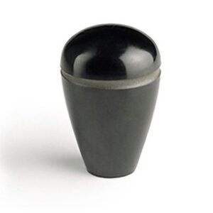Pomo ital regata rosca directa resina negra D-22 mm. M-6