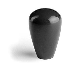 Pomo liso rosca directa resina negra D-35 mm. M-10