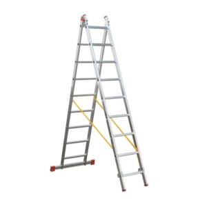 Escalera transformable 2 tramos aluminio OK2 Svelt 11 peldaños OK211