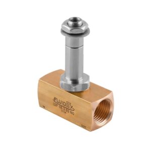 Electrovalvula accionamiento directo Aignep 3/2 N.C. 1/2" laton FKM 4 mm. 02F05304V0