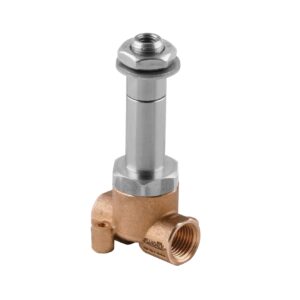 Electrovalvula accionamiento directo Aignep 3/2 N.O. 1/4" laton FKM 4 mm. 02F03404V0