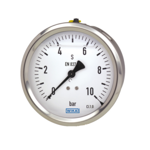 Manometro con glicerina Wika 213.53.100-D D-100 mm. 0...600 bar 1/2" NPT dorsal codigo 49004376