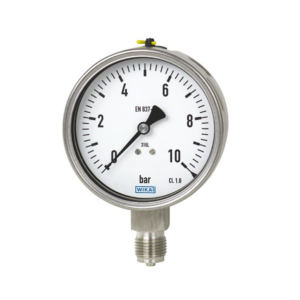 Manometro con glicerina Wika 233.50.160 D-160 mm. 0...1,6 bar 1/2" NPT inferior codigo 12111457