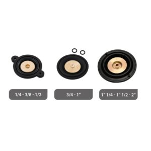 Repuesto electrovalvula Aignep membrana y junta torica 1-1/4" - 1-1/2" EPDM 04FK40XFE0