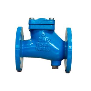 Valvula de retencion de bola fundicion asiento NBR con bridas DN-50 PN-10/16