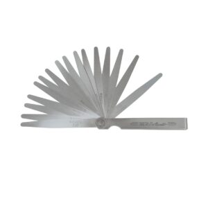 Galgas de espesores de precision 8 hojas Ega Master 100 mm. 0,05- 0,5 mm. (0,002-0,020 ") codigo 65560
