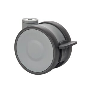 Rueda poliuretano giratoria con freno Alex diametro 125 mm. 2-0101