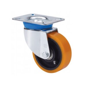 Rueda poliuretano giratoria  Alex diametro 80 mm. 2-0599