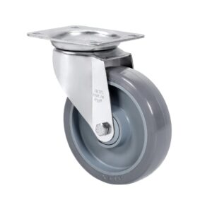 Rueda goma giratoria Alex diametro 80 mm. 2-5182 - Imagen 1